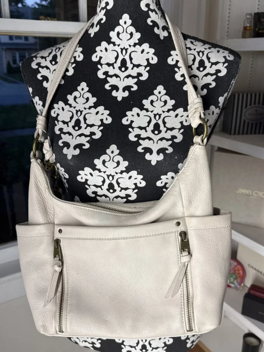 The Sak Collective Keira Sand Leather Hobo Shoulder Purse